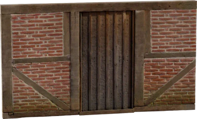 medieval modular door wall 001 — Descargar