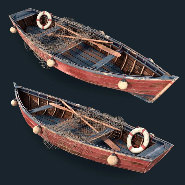 old fishing boat — Descargar