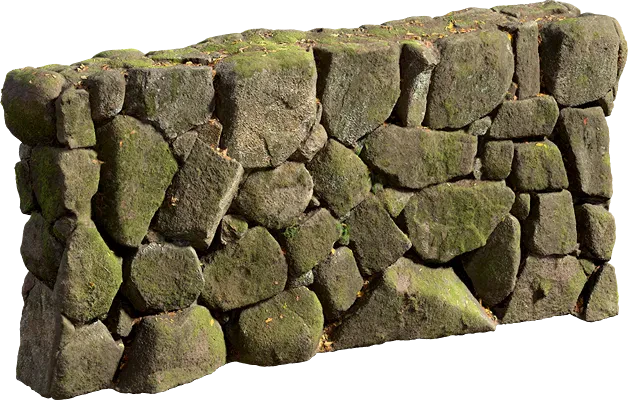 japanese mossy stone wall 002 — Descargar