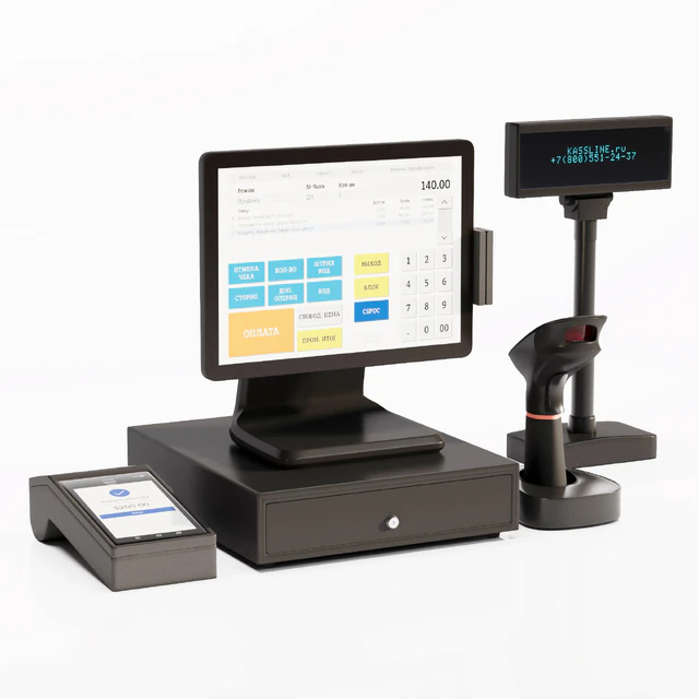 Cash desk, payment terminal, acquiring terminal — Descargar