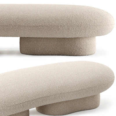 Jami Boucle Bench by Crate & Barrel — Ver 4