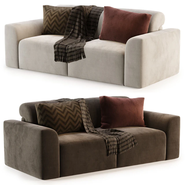 Corner Sofa Baivin Soft Light by Divan — Descargar