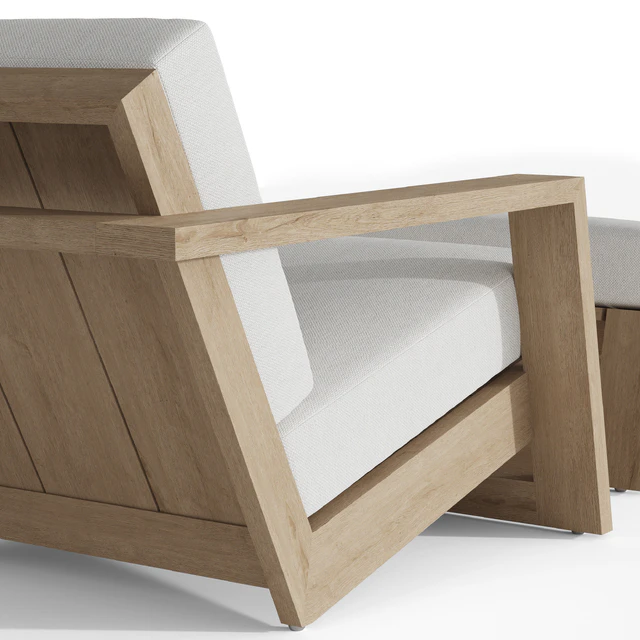Rh Reyes Teak Lounge Chair — Descargar