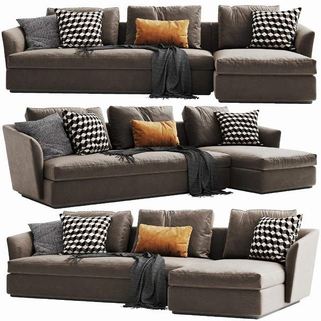 Molteni & c Sloane Chaise Lounge — Descargar