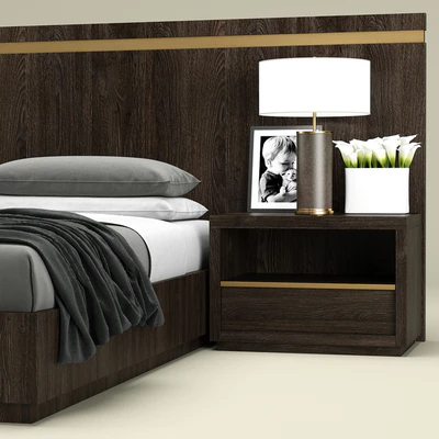 RH Modern Bezier bed — Вид 2