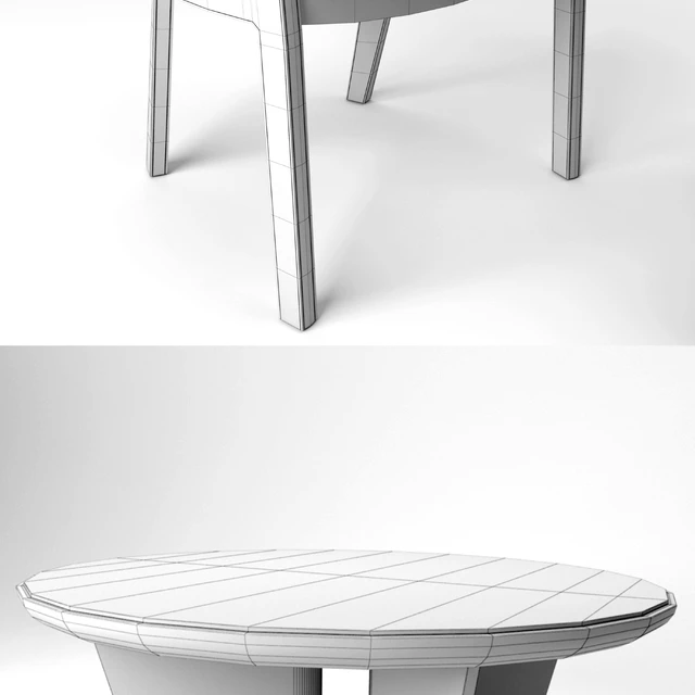 Table and chairs Bentley Home, Belgravia Chair, Madeley Table — Descargar