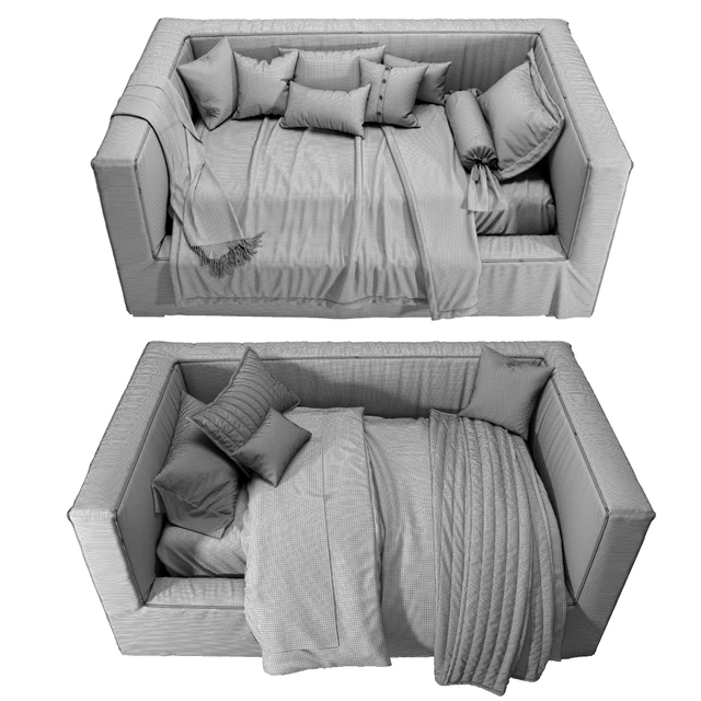 RH Brook Slipcovered Daybed — Скачать