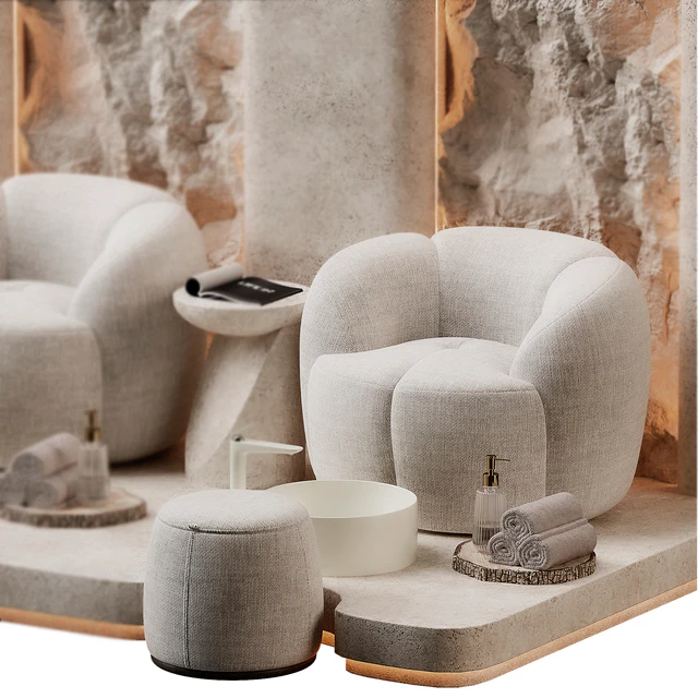 Pedicure area in the beauty salon — Descargar
