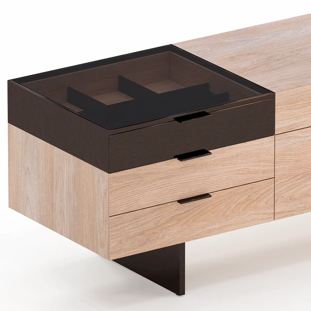 Series of bollards by Minotti, Superblocks collection — Descargar