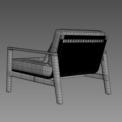 MESA TEAK LOUNGE CHAIR — Ver 2
