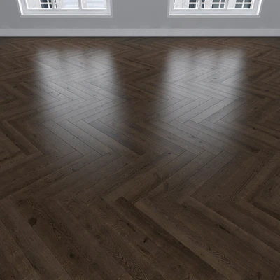 Parquet Oak, 3 types: herringbone, linear, chevron. — Ver 3