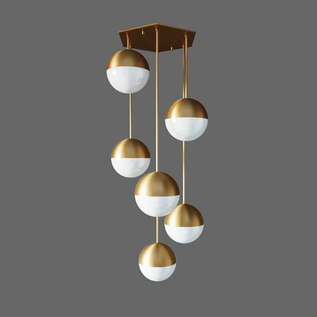 Lamp italian globe cedar moss light 6 — Descargar