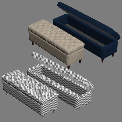 LORRAINE Tufted Storage Bench — Ver 5