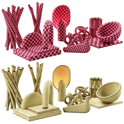 021 WHITE decorative pack PART №1 — Вид 7