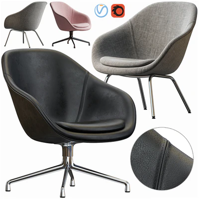 HAY LOUNGE ARMCHAIR — Ver 1