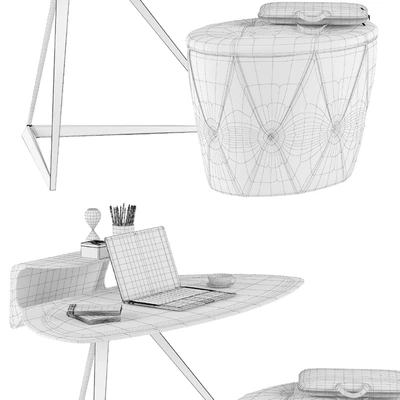 Cattelan Italia Storm desk set — Ver 3