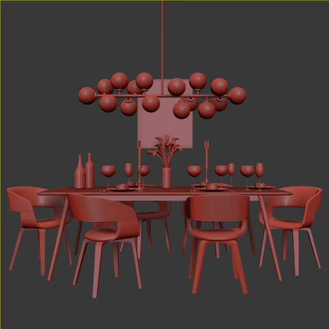 Dinning Set 24 — Descargar