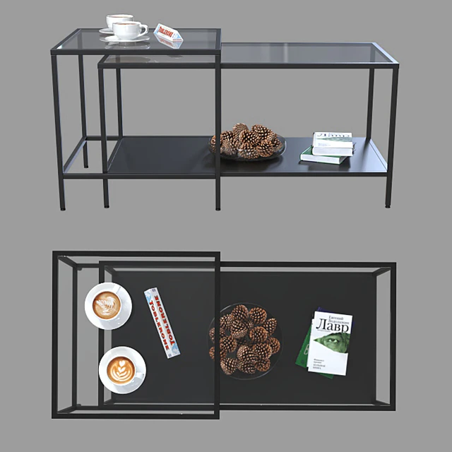 A set of tables IKEA Vitsё. — Descargar