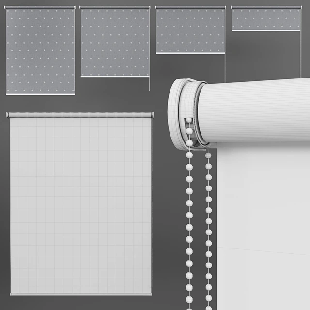 Roller Blind Stars in Four Colors Set 1 — Descargar