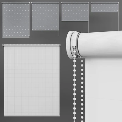 Roller Blind Stars in Four Colors Set 1 — Ver 3