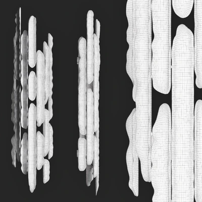 Wall lamp made of metal plates ENIGMA Vetvi store — Вид 2
