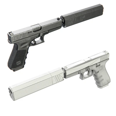 Pistol Glock 17 — Ver 3