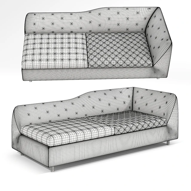 Bonaldo Sinua sofa Angolare 210 alto basso — Скачать