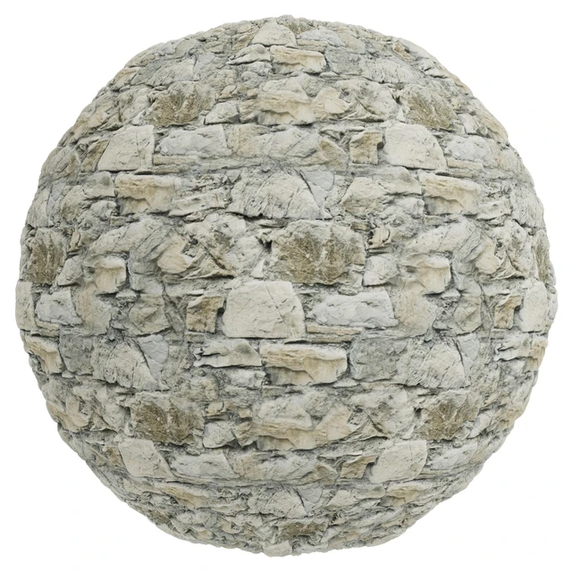 FB760 Natural Stone Wall Sample | 3MAT | 4K | seamless | PBR — Descargar
