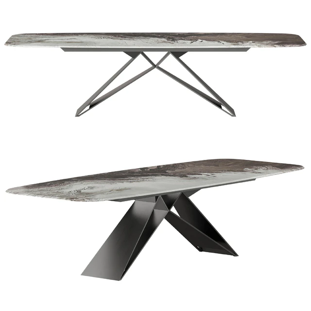 Cattelan Italia Premier Crystalart Dining Table — Descargar