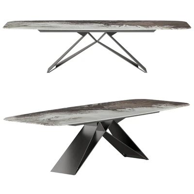 Cattelan Italia Premier Crystalart Dining Table — Ver 1