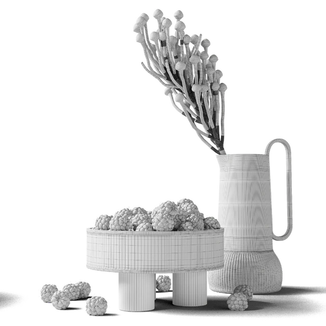 Decorative set 77 Blackberry and brunia — Descargar