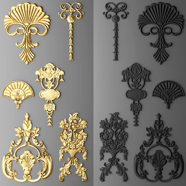 Stucco decor. Set. — Descargar