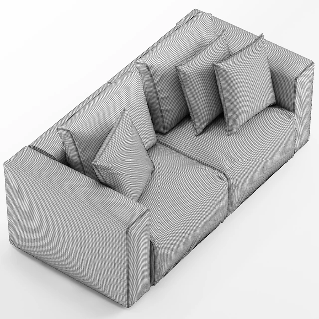Zanotta Gamma Sofa 2 seats — Descargar