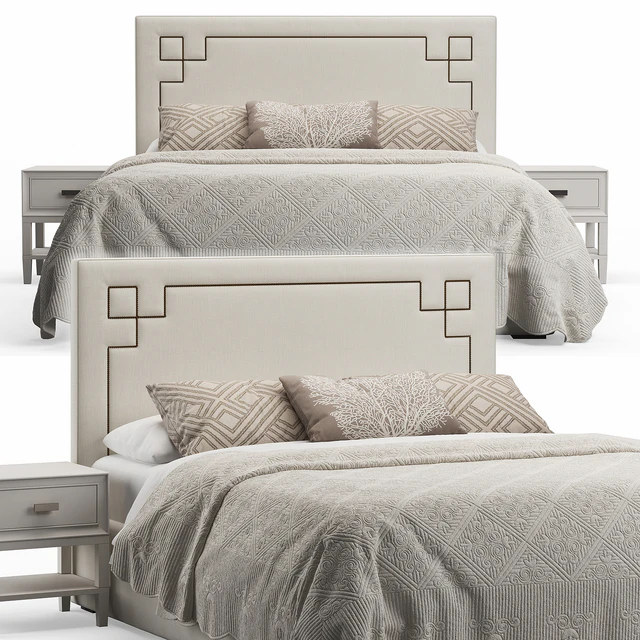 Everly Quinn Kerley Fabric Upholstered Bed — Скачать