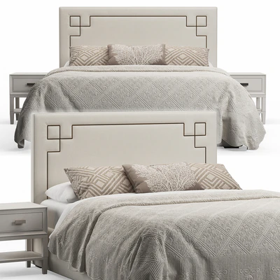 Everly Quinn Kerley Fabric Upholstered Bed — Вид 1