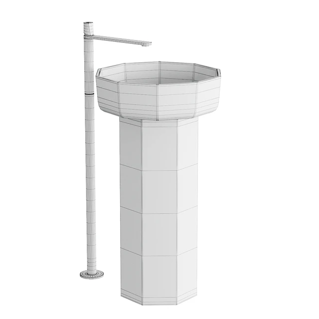 Antonio Lupi Design Opale Freestanding Washbasin Set 1 — Descargar