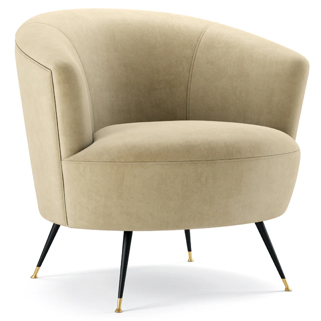 Safavieh Arlette Velvet Retro Mid Century Accent Chair — Descargar
