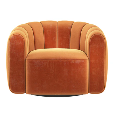Fitz Russet Chair CB2 — View 5