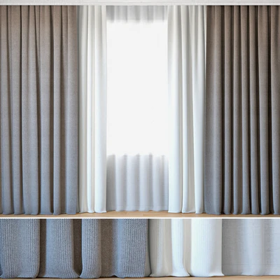 Curtains 67 | Curtains with Tulle | Backhausen Treccia — Ver 1
