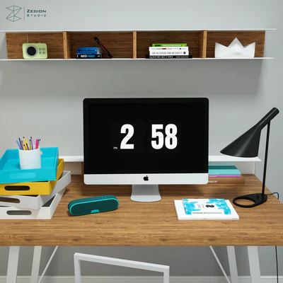 Desk set with shelves — Вид 3
