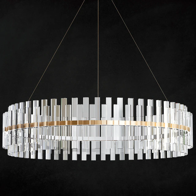 Casandra 4-light Brushed Brass Pendant — Descargar