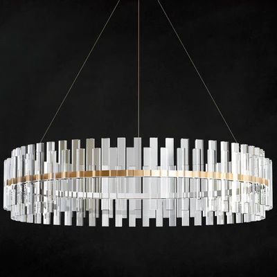 Casandra 4-light Brushed Brass Pendant — Descargar
