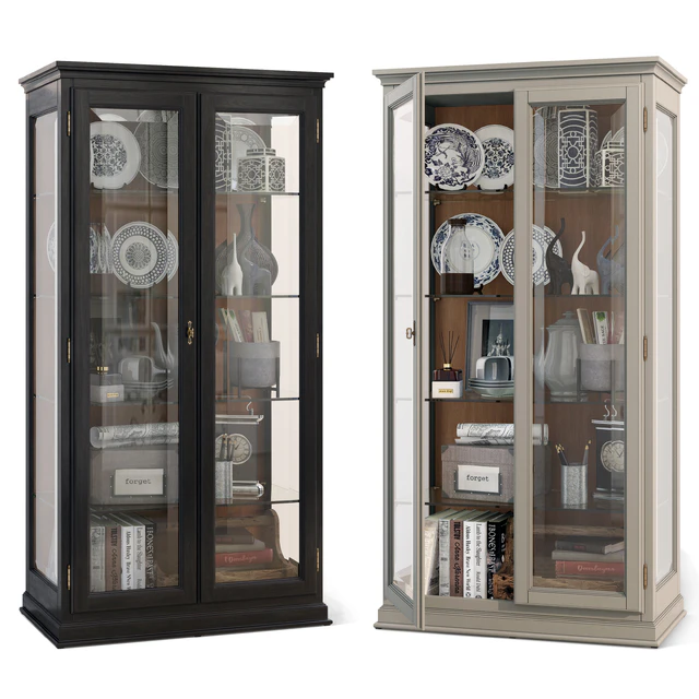 Cabinet / showcase with glass Showcase Domeniche Tosato — Descargar