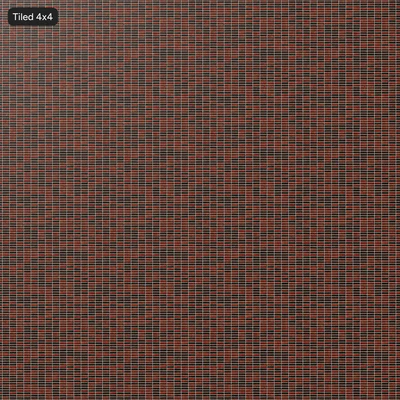 stack bond brick wall texture red and black — View 3