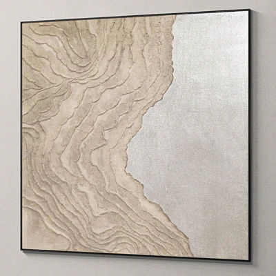 Plaster two square photo frames 34 — Вид 6