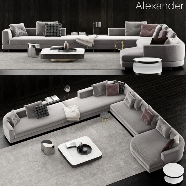 Minotti Alexander Sofa 4 — Скачать