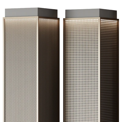Metal columns with perforation No. 2 — Ver 4