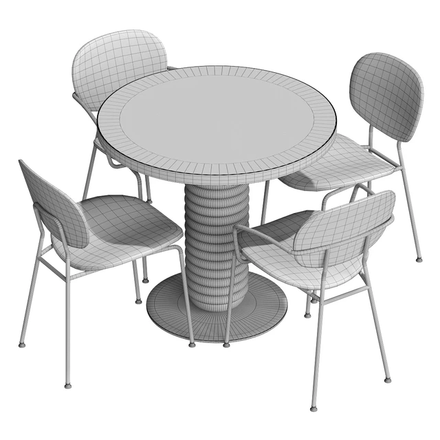 Tondina pop chair and table — Descargar