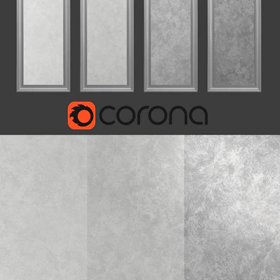 Decorative paint shades of gray with silver — Ver 3