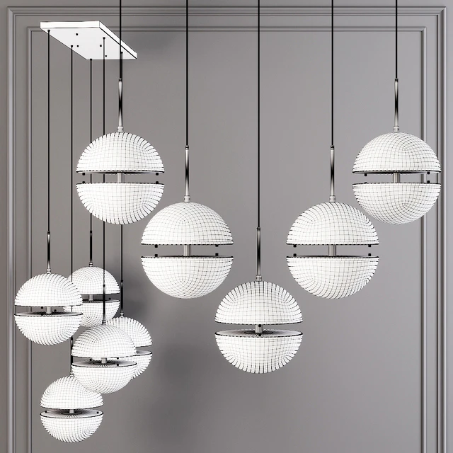 Restoration Hardware HEMISPHERE 5-LIGHT LINEAR CHANDELIER Nickel — Скачать